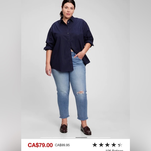 GAP women’s size 18 Girlfriend jeans - Picture 2 of 8